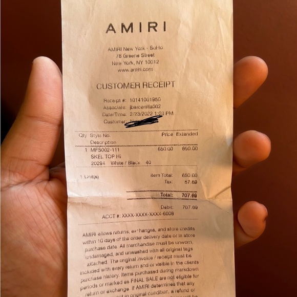 AMIRI SNEAKERS👟✨💫 - Picture 8 of 8